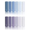 Yeanifeana 12 Pcs Cute Macaron Gradient Blue and Purple Correction