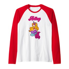 Adley Merch Unicorn Design Raglan Baseball Tee