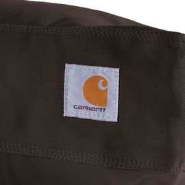 Carhartt Durable Canvas Pet Bed, Water Resistant Firm Duck Dog Bed, Dark Brown, Large