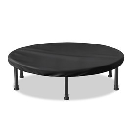 SoloToo Mini Trampoline Cover 40 Inch Waterproof Fitness Trampoline Cover for Adults - Not Spring Covers (Black)