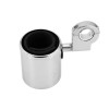 HDBUBALUS Motorcycle Aluminum Drink Cup Chrome Holder For Harley Universal