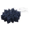Christmas Concepts® Pack of 12-10cm Glitter Snowflake Hanging Decorations -