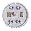 Foot Switch with Screw Contacts 1 Pin 2A 250V White