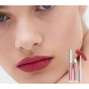Set De 4 Labiales Mate Labial Resistencia Agua Color Rojo