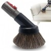 for Dyson Vacuum, Premium Soft Horsehair Round Dust Brush: Perfect
