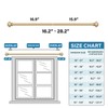 H.VERSAILTEX Curtain Rods for Windows 16.2 to 28.2 Inches 3/4