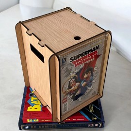 Romany House Boxes Compact Comic Storage Box - Smaller Than A Short Box - Fits Standard Bookcases
