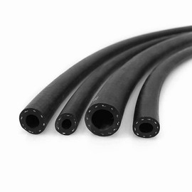 Reinforced Rubber Fuel Hose Pipe - 1 Metre Length - Choose Your Diameter! (3.2mm ID - 10mm OD)
