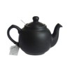 LONDON POTTERY Farmhouse Teapot for 2 Cups, Matte Black