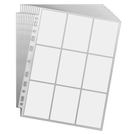 Arkero-G® 10 Premium Pro 9-Pocket Pages - Yu-Gi-Oh! Japanese Size - Folder Pages for Portfolio Folder & Trading Cards Exchange Album