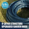 Garden Hose 75 Ft with Nozzle - Durable & Leak-Free