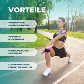 Mobiclinic, Kinesiology Tape, Mobitape, Pack of 2 Tape, 5 cm x 5 m, Kinesiology Therapy, Tape Sport, Muscle Tightening, Hypoallergenic, Breathable, Waterproof, Kinesiotape Colourful, Black and Beige