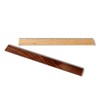 RULER Walnut Ruler with Inorganic Aluminum with Inorganic Wood