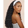 UNICE HookFit Water Wave Headband Wig Human Hair with Drawstring