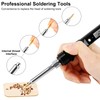 Wood Burning Pyrography Pen, 45 in 1 Soldering Iron Kit,