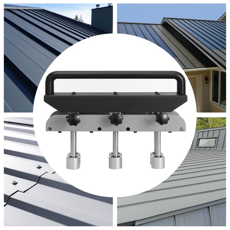Three-Station Edge Roller Bender,0-90°Bending Angle Metal Bending Tool Standing Seam