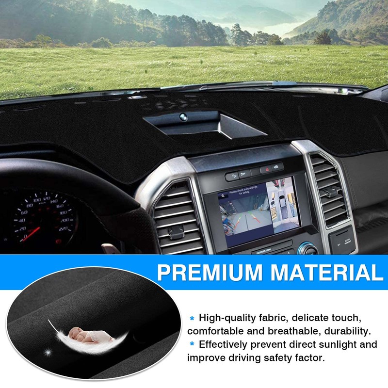 Autorder Dashboard Cover Mat for 2021-2025 2026 Ford F150 F-150