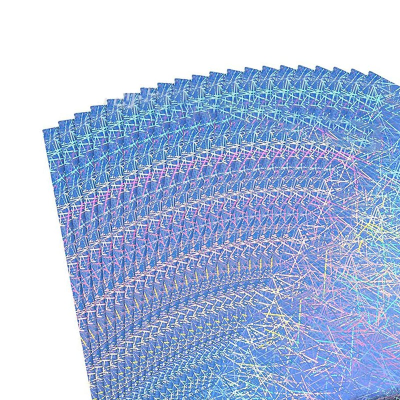 20 Sheets Printable Holographic Sticker Paper Waterproof Quick Drying A4