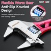MAXPOWER 2pcs Adjustable Spanner Set, Slim Jaw Adjustable Wrench, Plumbing