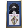 Record Album Double Vinyl LP Frame Display Featuring Dark Blue