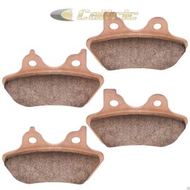 Caltric Brake Pads for Harley Davidson FLHRS FLHRSI Road King Custom Front Brakes 04-07