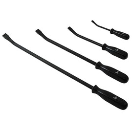 SUNEX TOOLS 9704 Pry Bar Set with Ergonomic Handles, 8" - 24", 4-Piece