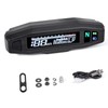 WHALETAIL Universal Motorcycle Speedometer 6 Gear 12000 RPM Km/h MPH