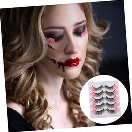 NOLITOY 2sets Natural False Eyelashes Lightweight Fake Lash Set Side Lashes for Intense Volume 5pairs*2