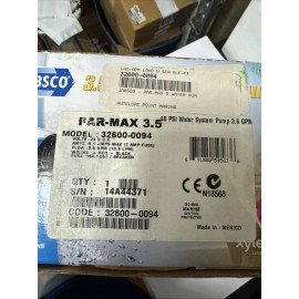 Jabsco 32600-0094 3.5 GPH 24V Water Pressure Pump R2S3