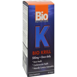 Bio Nutrition Krill Oil Complex 45 Softgels | 500mg | Once Daily | Supports Immune Welness | Quality Sourced | Omega 3 6 & 9