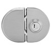 10‑12mm Thickness Glass Door Lock Stainless Steel Push Sliding Gate