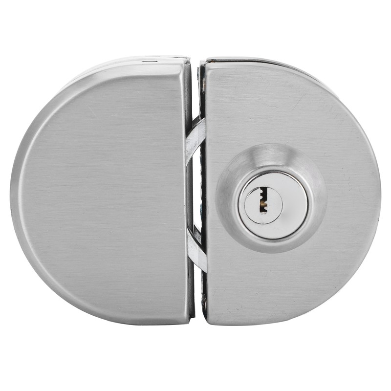 10‑12mm Thickness Glass Door Lock Stainless Steel Push Sliding Gate