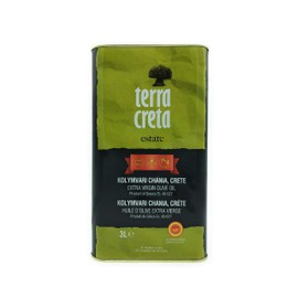 Terra Creta | Award Winning | Kolymvari Estates | 100% Pure Greek Olive Oil | Cold Extracted | Protective Designation of Origin | 3Ltr - (101.4 fl.oz) Tin