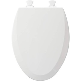 Bemis 1500EC 000 Toilet Seat, 6-Pack Elongated, White