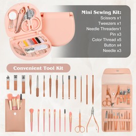 Women's for Weddings - Ultimate Wedding Set with 36 Pc Essentials for Brides | Ideal Wedding Day & Daily Use (Pink)