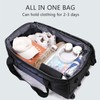 Large Rolling Duffel Bag with Wheels, 130L Expandable Weekend Travel