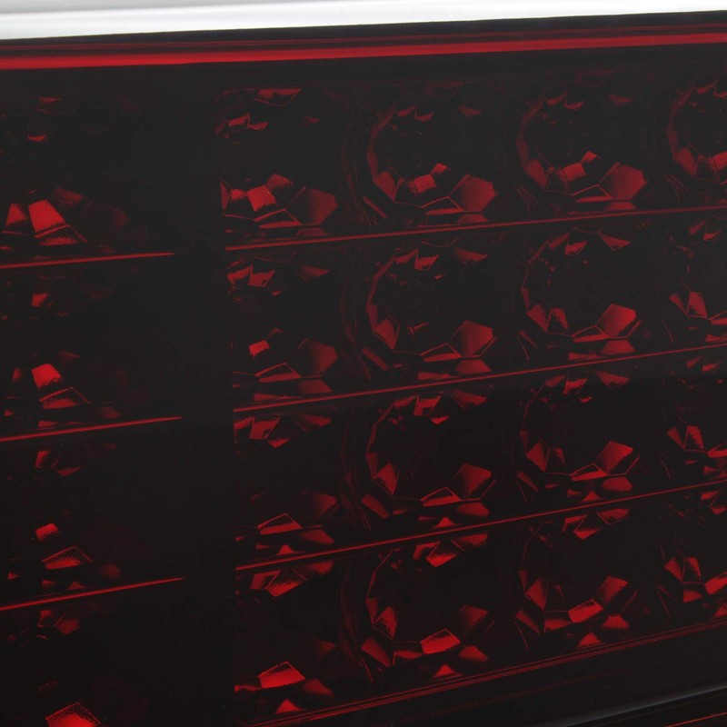 For 1987-1993 Mustang GT LX SVT Cobra Red Smoked Full