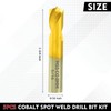 RENYU 5Pcs Cobalt Spot Weld Drill Bit Set Kit, Titanium