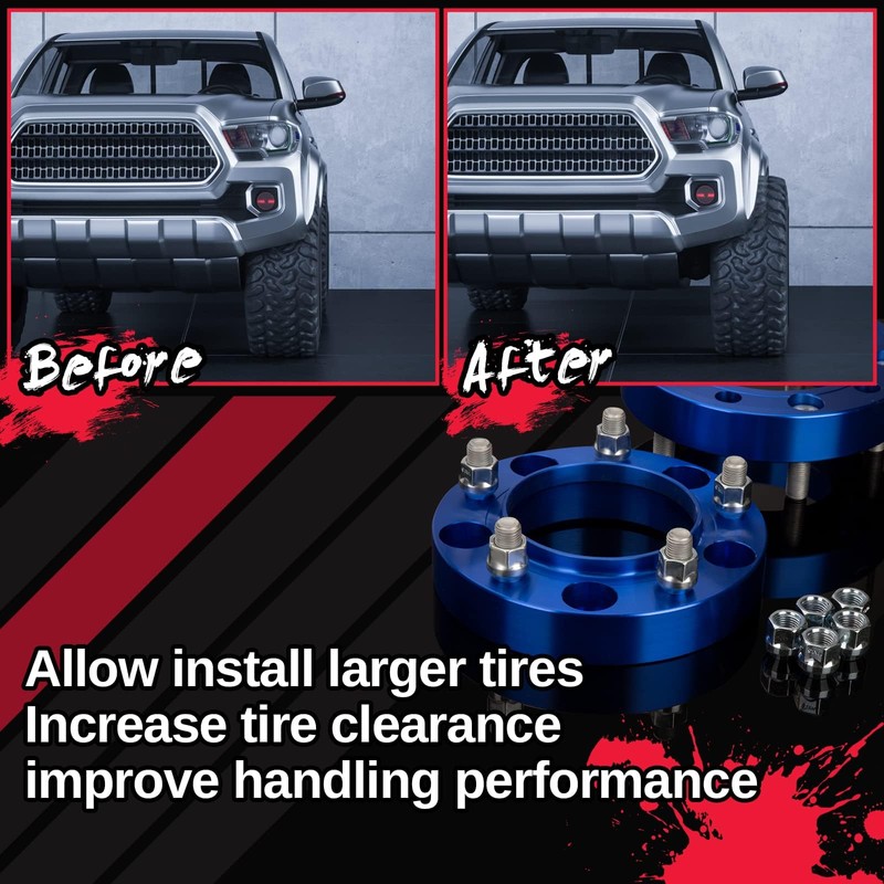 KSP 1.25”Wheel Spacers for Lexus LX570 2008-2016, 4pcs 5X150 Spacers