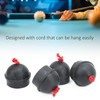 Cue Chalk Holder, 4Pcs Cue Chalk Holder Pocket Rubber Billiard