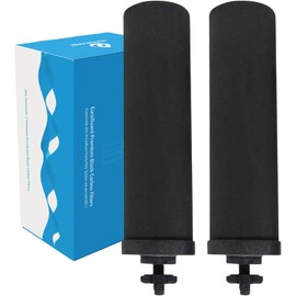 Euroguard Premium 2X Activated Ionised Carbon Filters for Gravity Water Filters Also Compatible with Berkey BB9 and Other Brand Filters