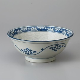 Ale-net Ramen Donburi Ramen Bowl, Noodle Bowl, Wave Arabesque Highland, 6.8 Bowl