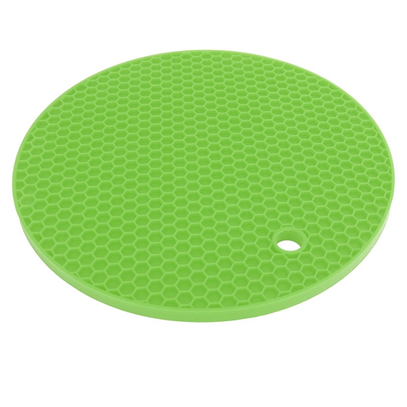 5Pcs Silicone Trivet Mat Square Round Honeycomb Hot Pad Non
