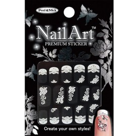 Nail Ssen Nail Art Sticker NSE White NSE-W-04 / 네일쎈 네일아트스티커 NSE 화이트 NSE-W-04
