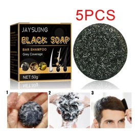 Jabón En Barra De Champú Oscurecedor De 5 Piezas