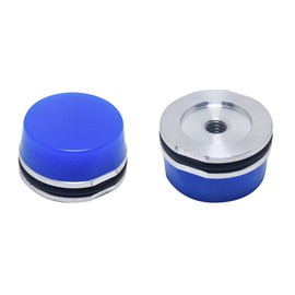 Air Powered Mallet Pneumatic Palm Hammer Soft Plastic Hammer Tip (Blue) 2Pcs