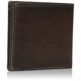 FRYE Men's Logan Antique Pull up Billfold, Dark Brown, One Size