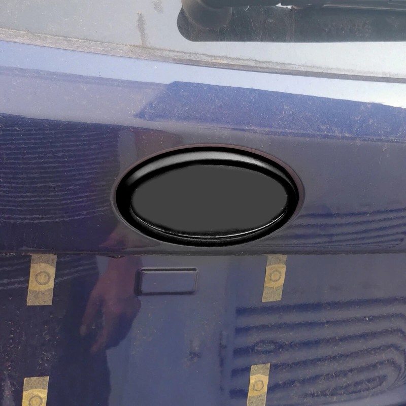 car-attention Car Front Rear Logo Emblem Badge Ring Decoration Fit