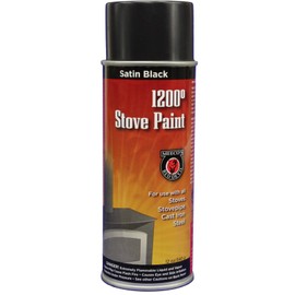 MEECO'S RED DEVIL 12 Oz Satin Black High Heat Spray Paint