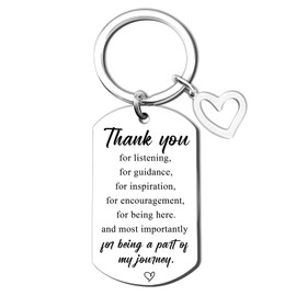 OWIGIU Thank You Gifts Keychains for Women Men Teacher Appreciation Gifts for Coworkers Nurse Employee School Counselor Farewell Gift for Coworkers